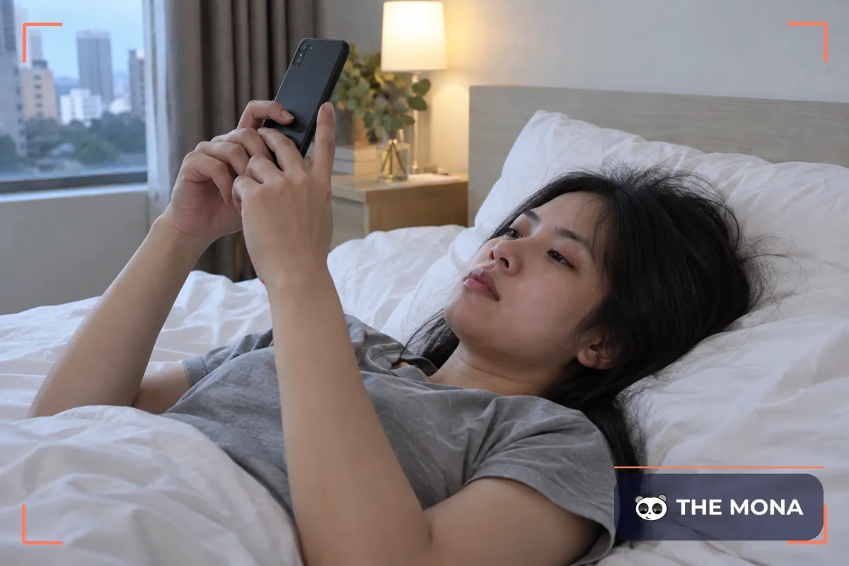 Khách nằm lướt điện thoại so nhiều shop mà chưa chốt