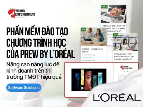 Phần mềm đào tạo MONA làm cho chương trình PWEV by L’Oréal