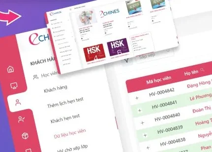 Màn hình dự án MONA làm cho Echinese