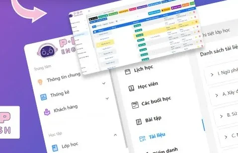 Màn hình dự án MONA làm cho PEP English