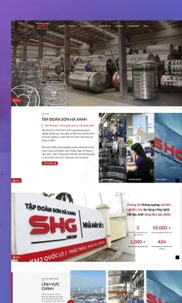 Màn hình dự án MONA làm cho Tập đoàn Sơn Hà Xanh
