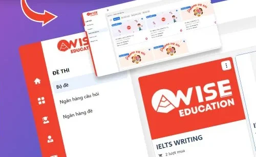 Màn hình dự án MONA làm cho WISEDU English