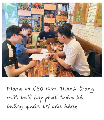 Buổi họp phát triển hệ thống cùng CEO Kim Thành