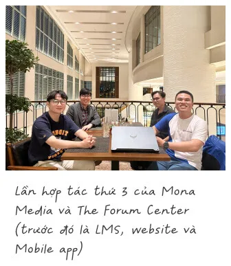 Họp với đối tác về LMS, website, app