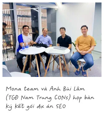 Gặp khách bàn giải pháp