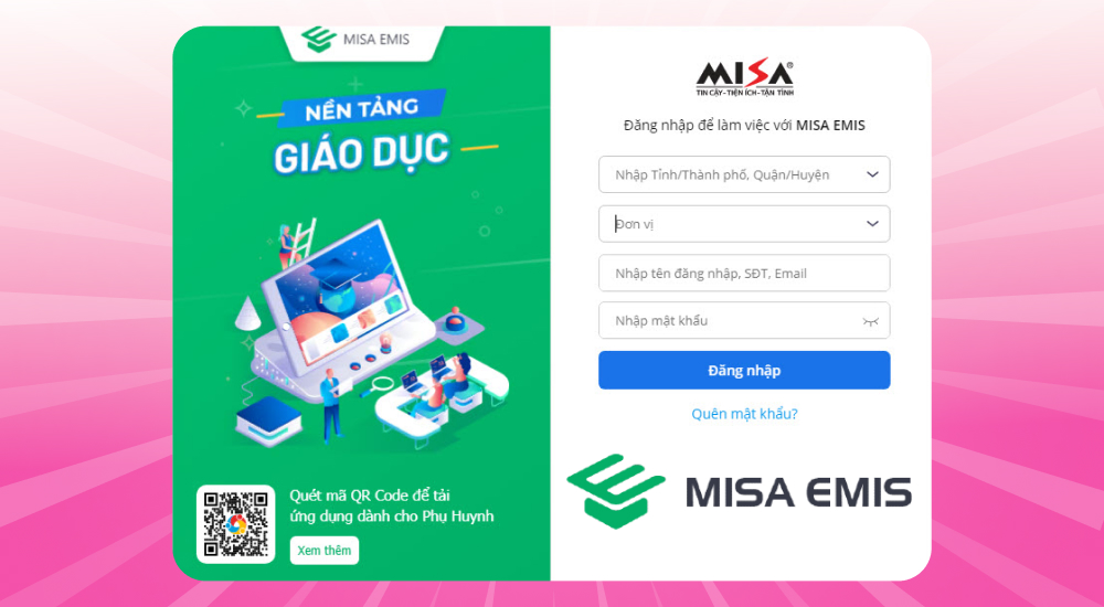 App quản lý sổ liên lạc điện tử MISA EMIS