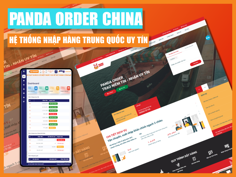 PandaOrderChina - Hệ thống nhập hàng Trung Quốc
