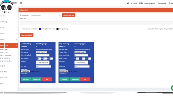 phần mềm quản lý logistics
