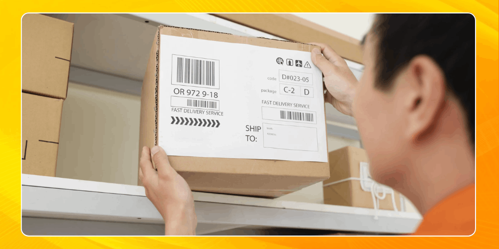 Mã SKU thường được dán trên các sản phẩm