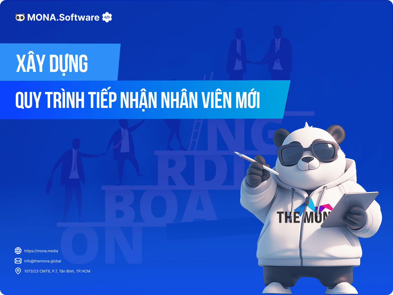 Quy trình tiếp nhận nhân viên mới