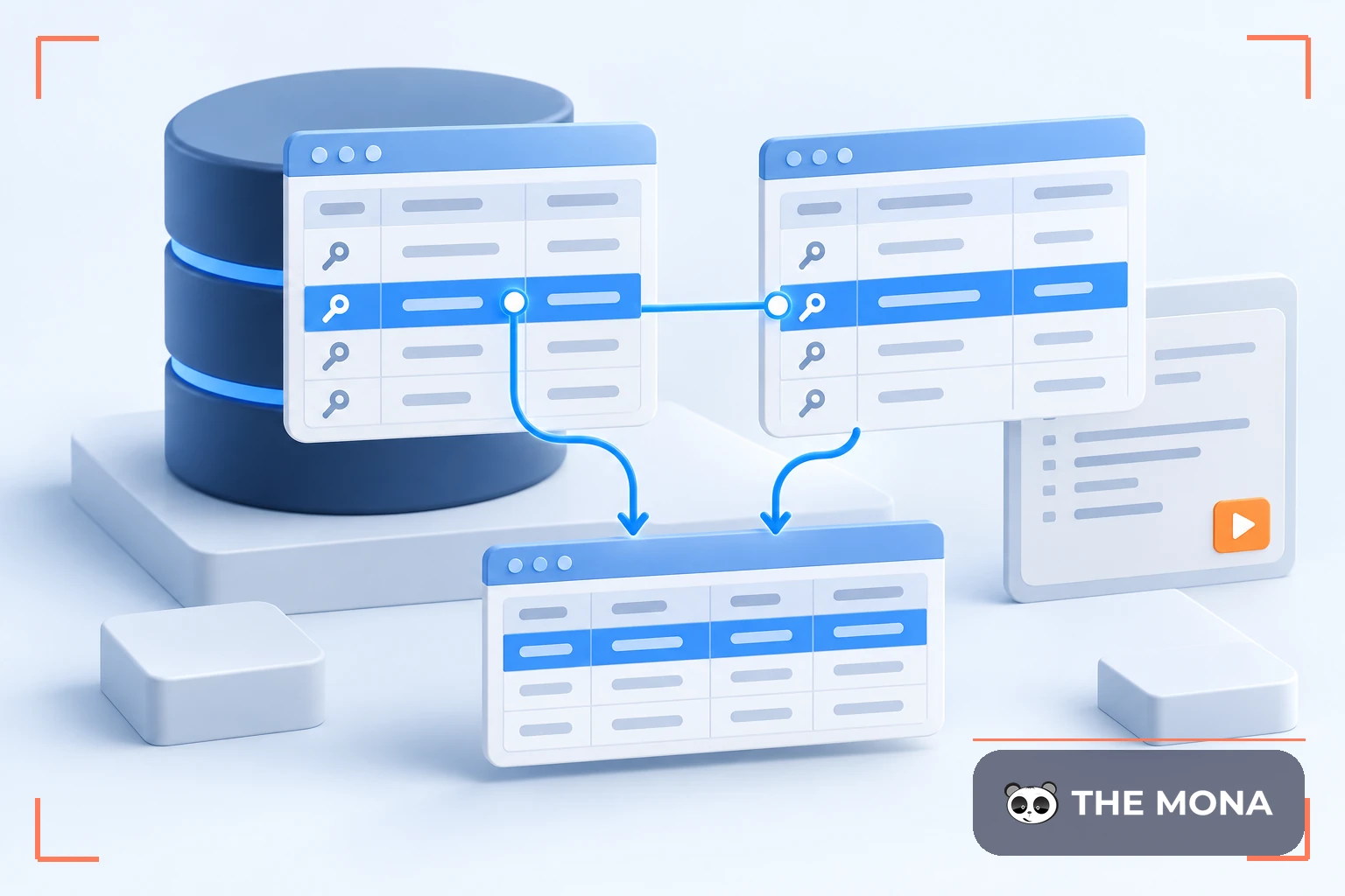 Minh họa truy vấn SQL kết nối các bảng dữ liệu và trả kết quả