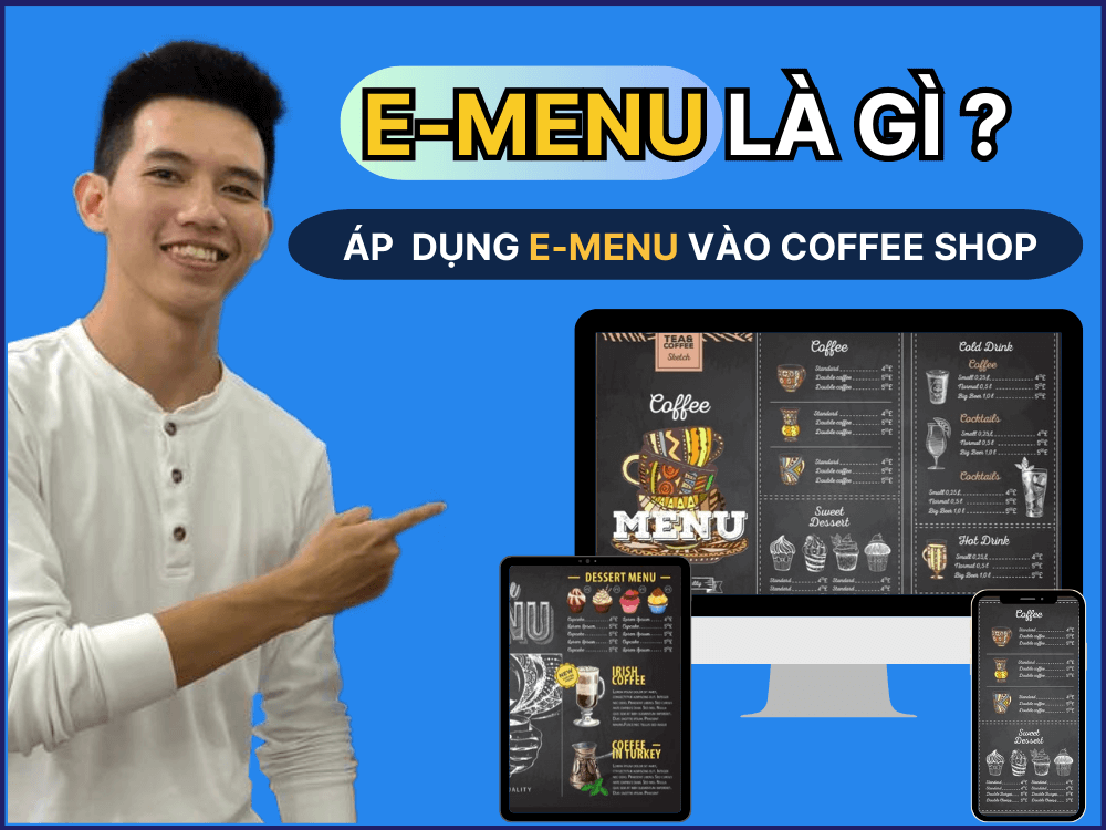 e-menu là gì trong cafe shop
