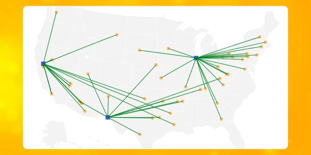 Ứng dụng mô hình hub and spoke trong vận chuyển hàng hoá