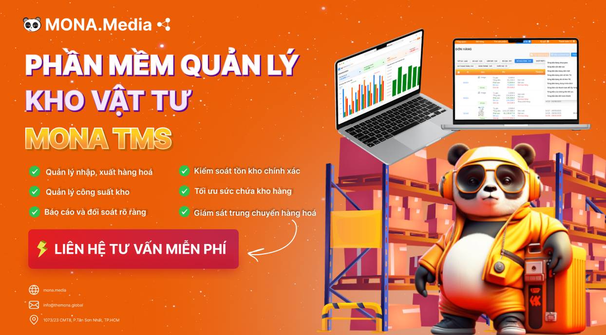 MONA TMS - Phần mềm quản lý kho vật tư hiệu quả