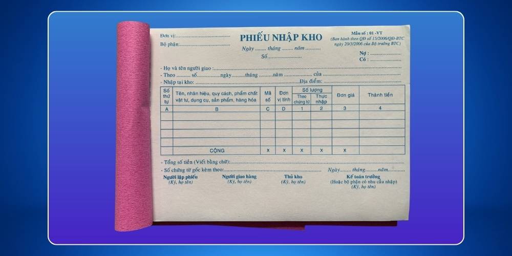 Tìm hiểu phiếu nhập kho là gì