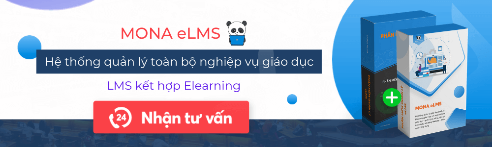 Phần mềm quản lý điểm thi học tập Mona eLMS