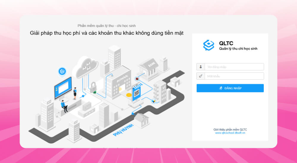 Phần mềm quản lý học phí cho trường học DTSoft