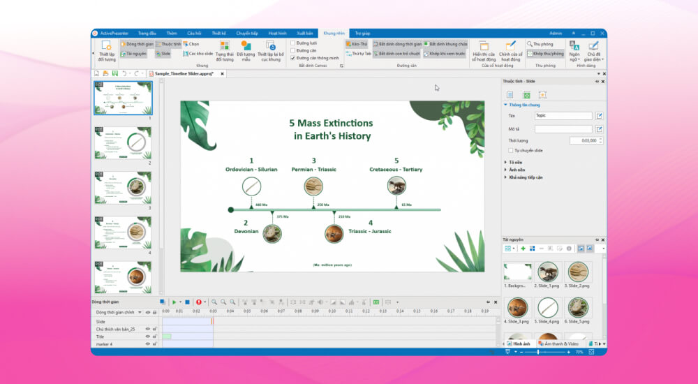 Phần mềm soạn bài giảng điện tử ActivePresenter