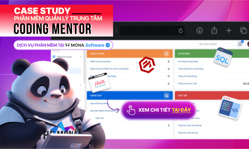Dự án phần mềm quản lý trung tâm Coding Mentor