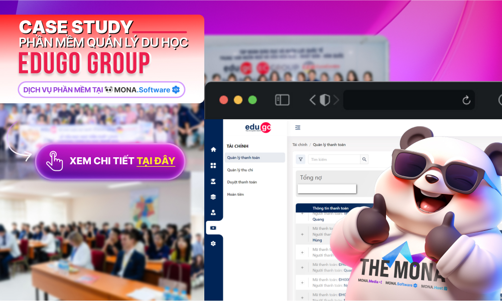 Case study phần mềm quản lý du học EduGo Group