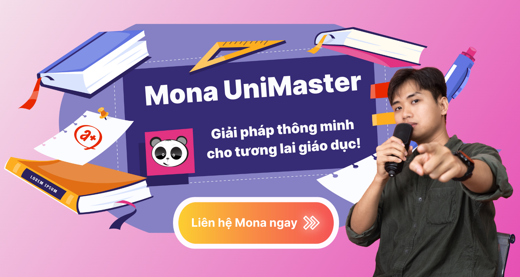 Phần mềm quản lý trường Đại học - Cao đẳng Mona Unimaster