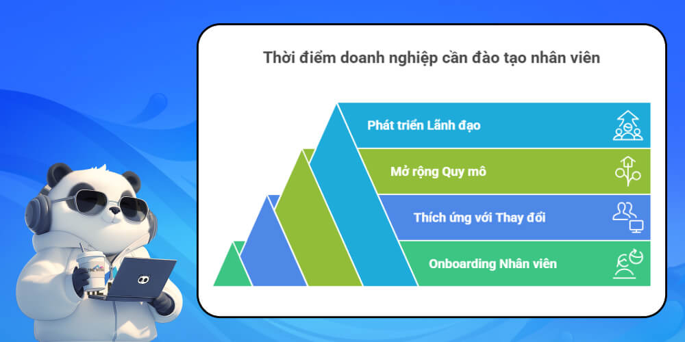 Thời điểm doanh nghiệp cần triển khai đào tạo nhân viên