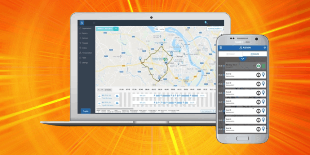 Phần mềm quản lý vận tải Logistics Abivin vRoute Phần mềm quản lý vận chuyển Logistics Abivin vRoute