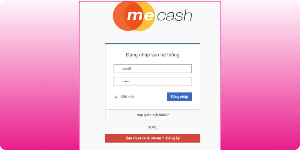 Phần mềm quản lý dịch vụ cầm đồ Mecash.vn