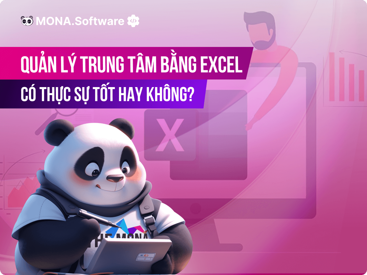 Quản lý trung tâm Ngoại ngữ bằng Excel