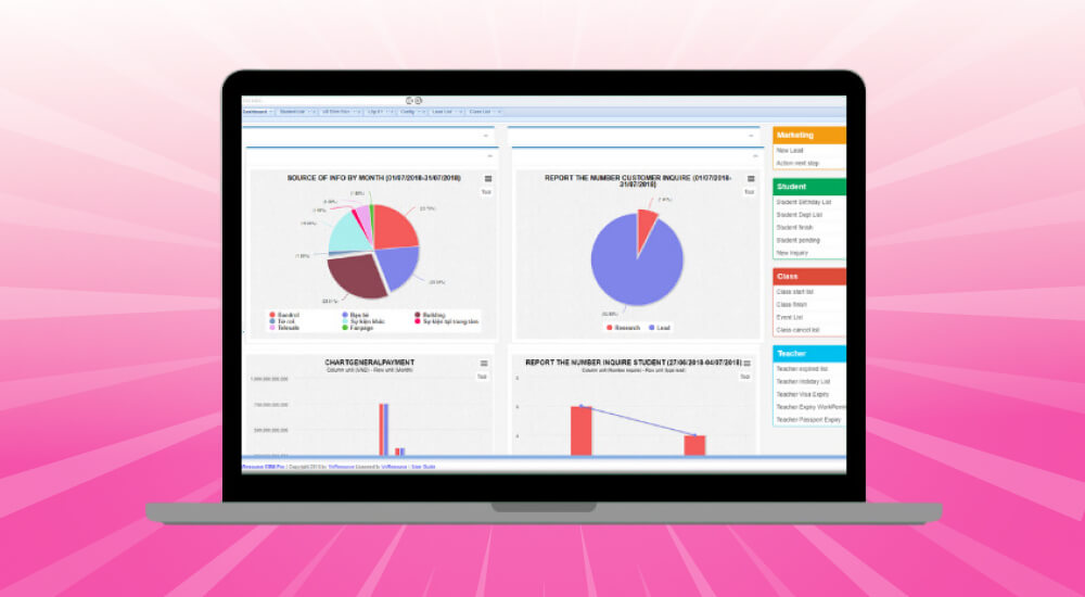 Nền tảng quản lý điểm danh VnResource EBM Pro