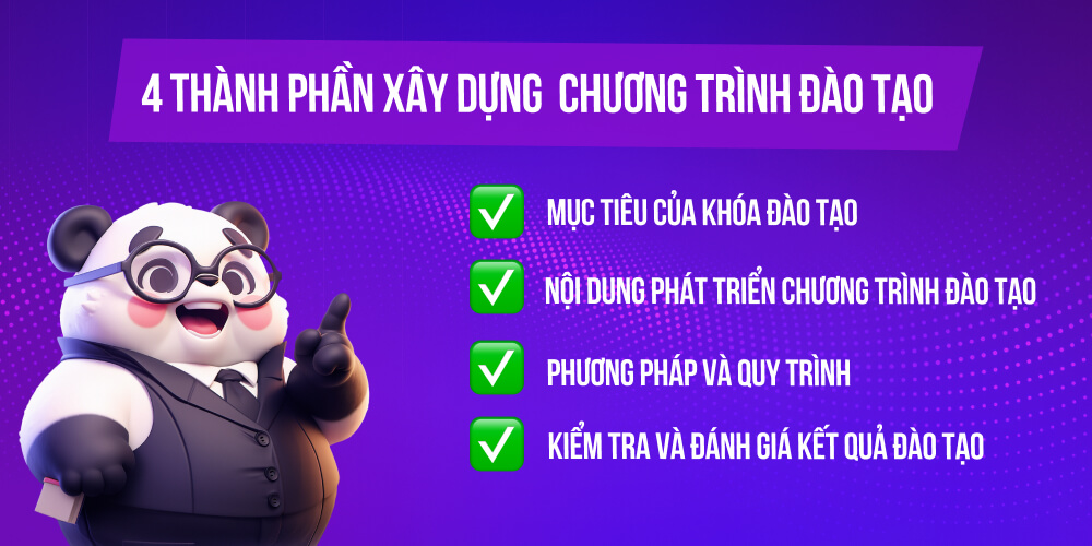 Những thành phần khi xây dựng chương trình đào tạo