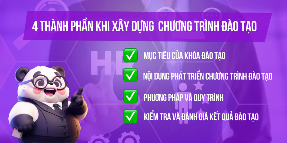 Các thành phần khi xây dựng chương trình đào tạo