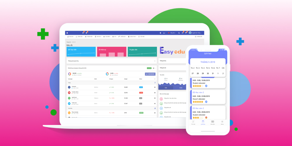 Phần mềm quản lý lớp học online Easy Edu