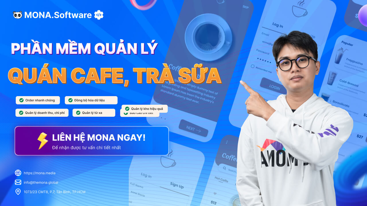 Phần mềm quản lý quán cà phê MONA