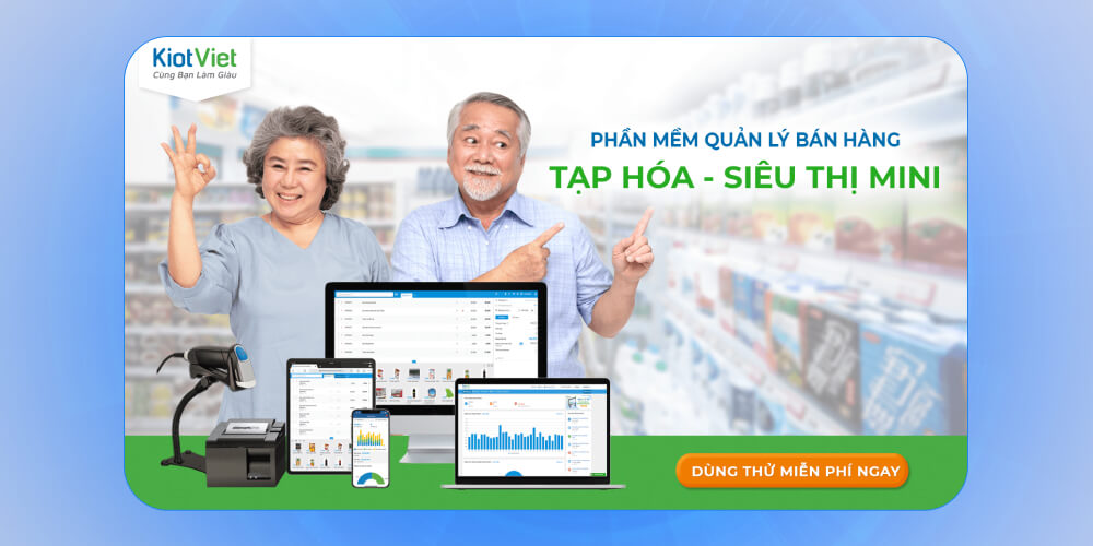 Phần mềm quản lý cửa hàng tiện lợi KiotViet