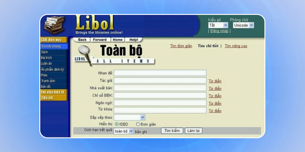 Phần mềm quản lý bán hàng nhà sách Libol
