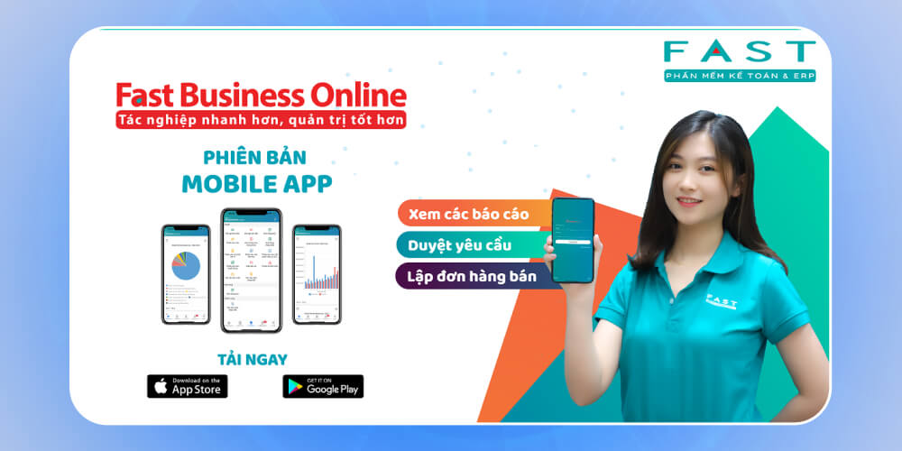Phần mềm quản lý sản xuất​ ERP Fast Business Online