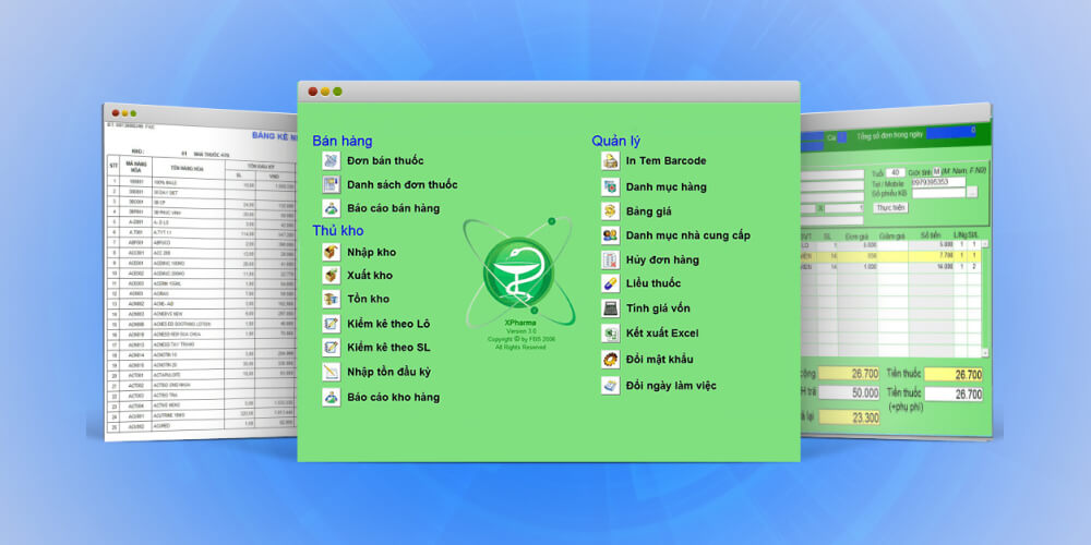 Phần mềm nhà thuốc XPharma