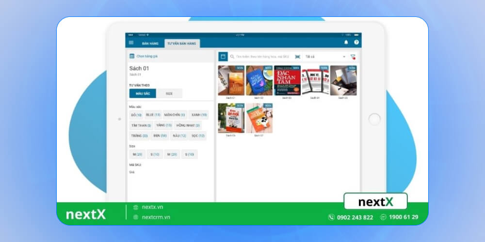 Phần mềm quản lý cửa hàng nhà sách NextX