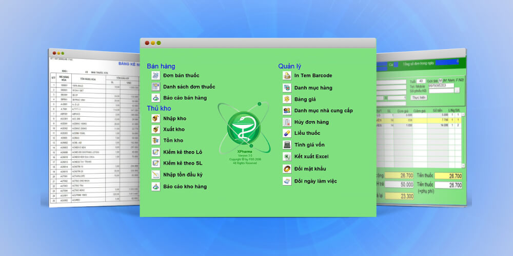Phần mềm quản lý nhà thuốc XPharma