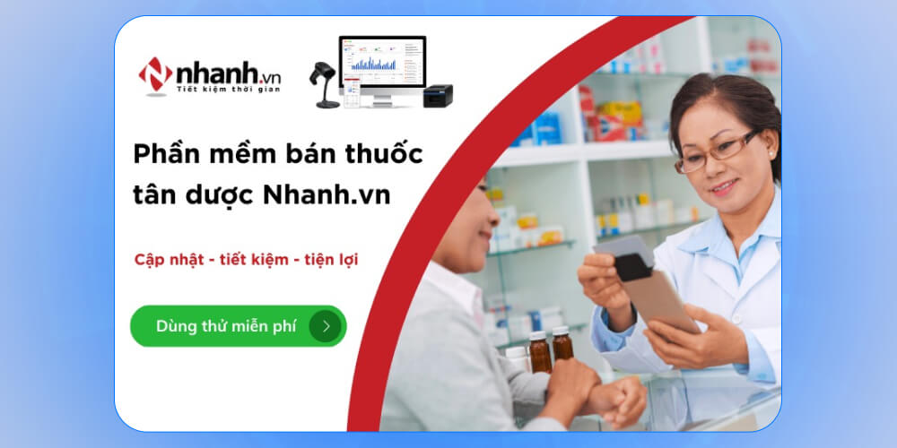 Phần mềm quản lý hiệu thuốc Nhanh.vn