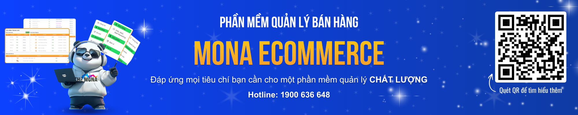 Sử dụng phần mềm quản lý tạp hóa MONA Ecommerce ngay