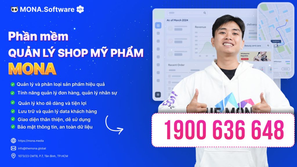 Phần mềm quản lý bán hàng mỹ phẩm MONA