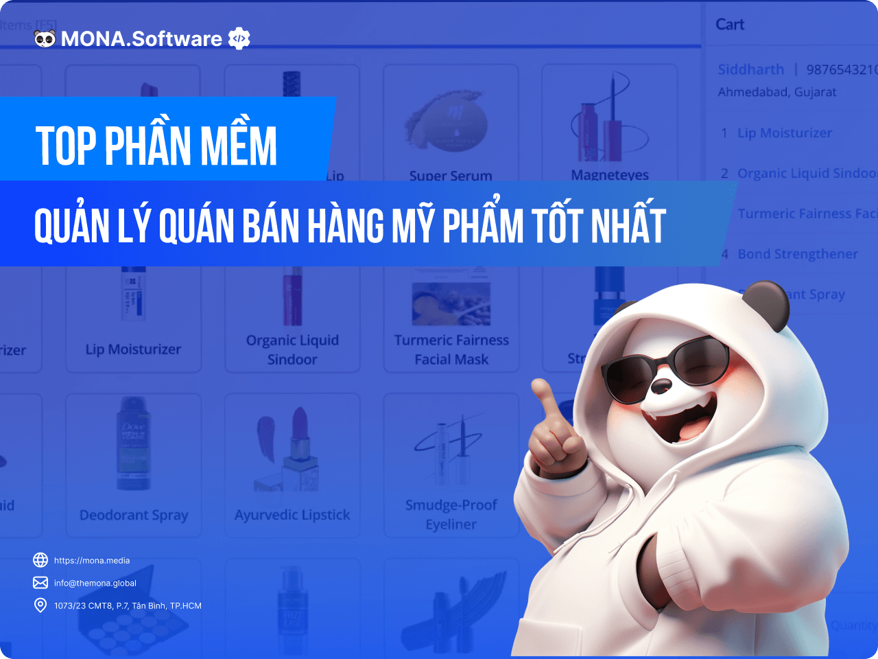 Top phần mềm quản lý bán hàng mỹ phẩm