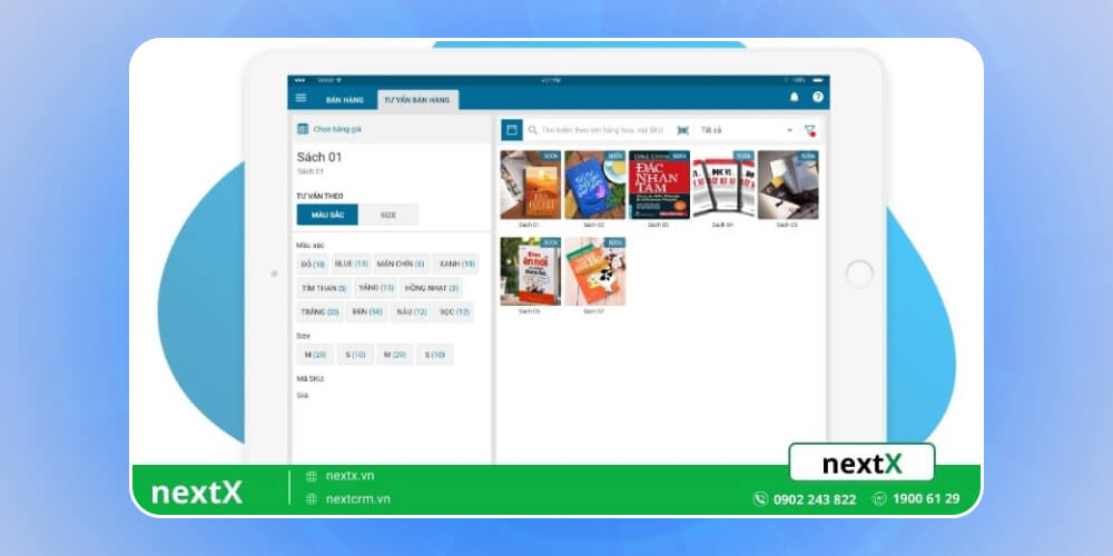 Ứng dụng quản lý nhà sách NextX