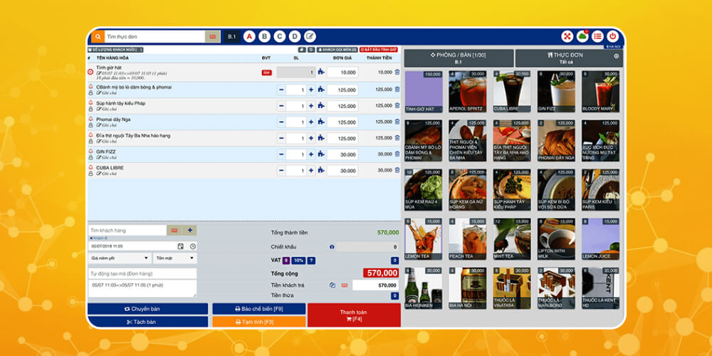 Phần mềm quản lý karaoke POS365