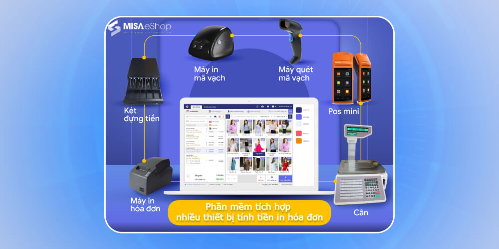 Phần mềm quản lý bán hàng shop thời trang MISA eShop