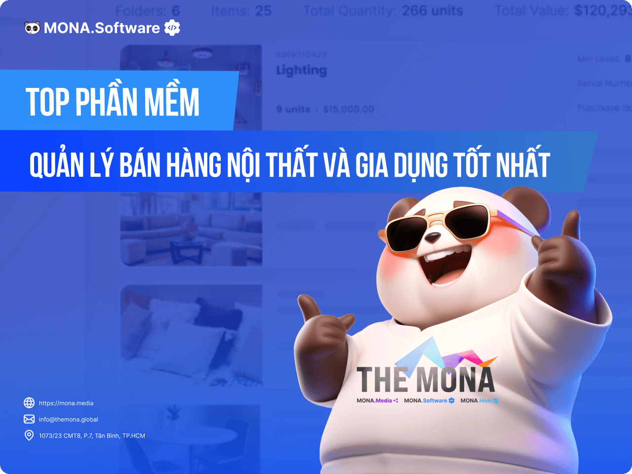 Phần mềm quản lý bán hàng nội thất