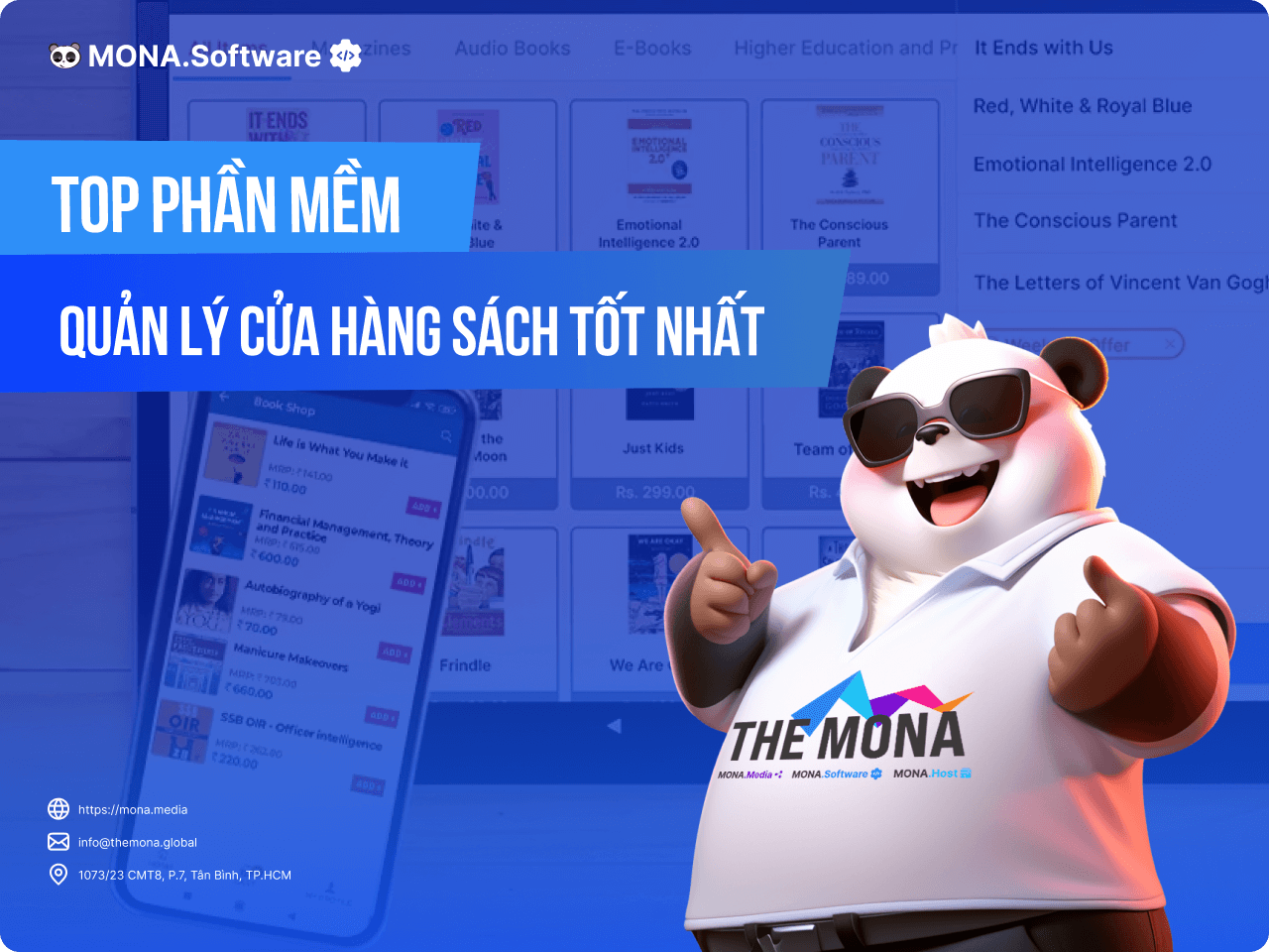 Phần mềm quản lý cửa hàng sách, văn phòng phẩm