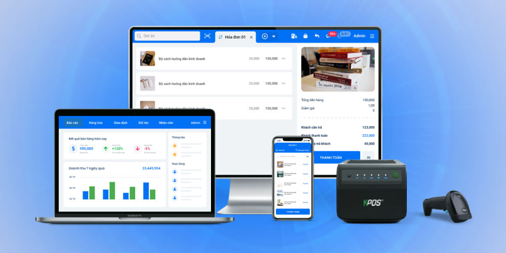 App quản lý nhà sách KiotViet